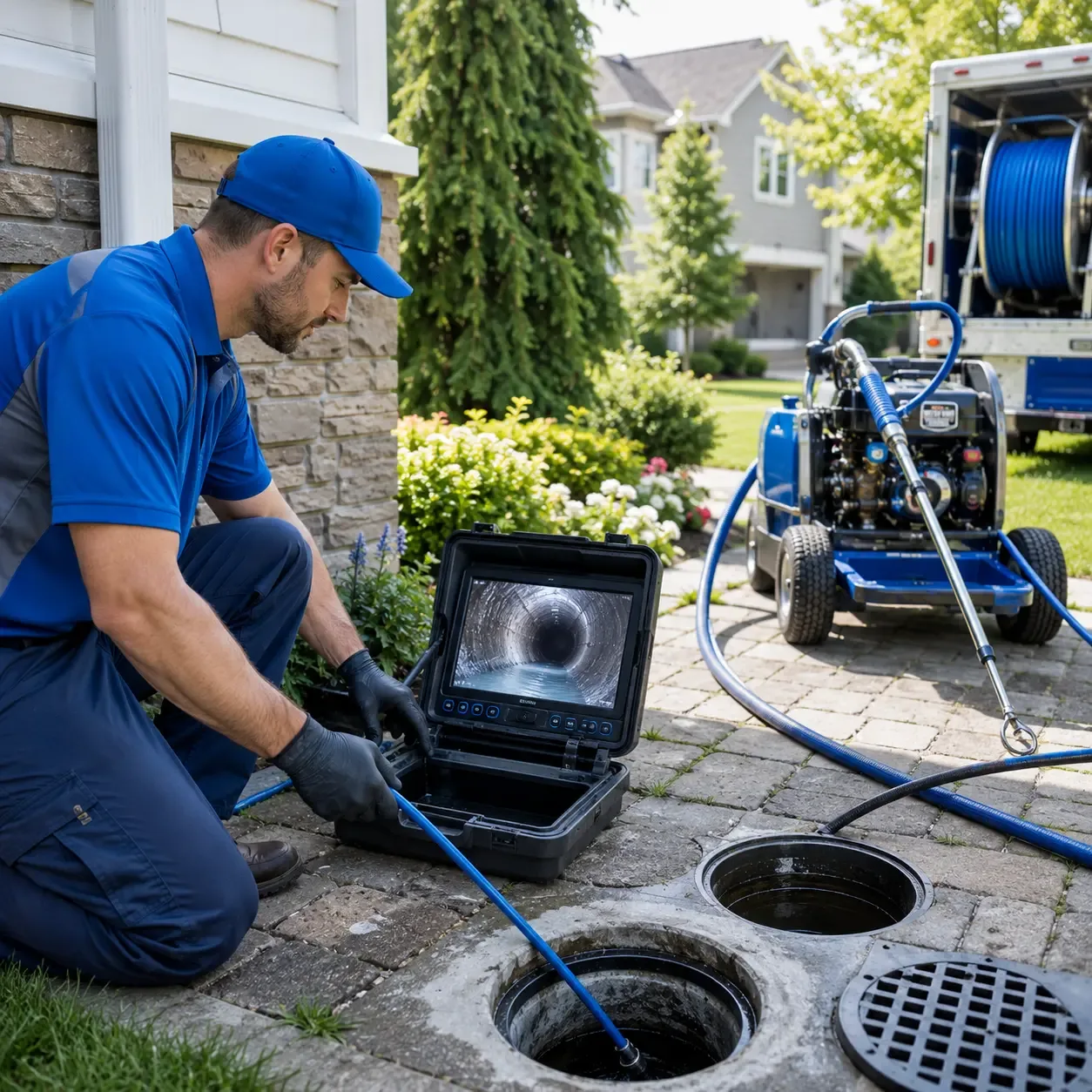 Outdoor drain cleaning professionals serving Summerfield, KS